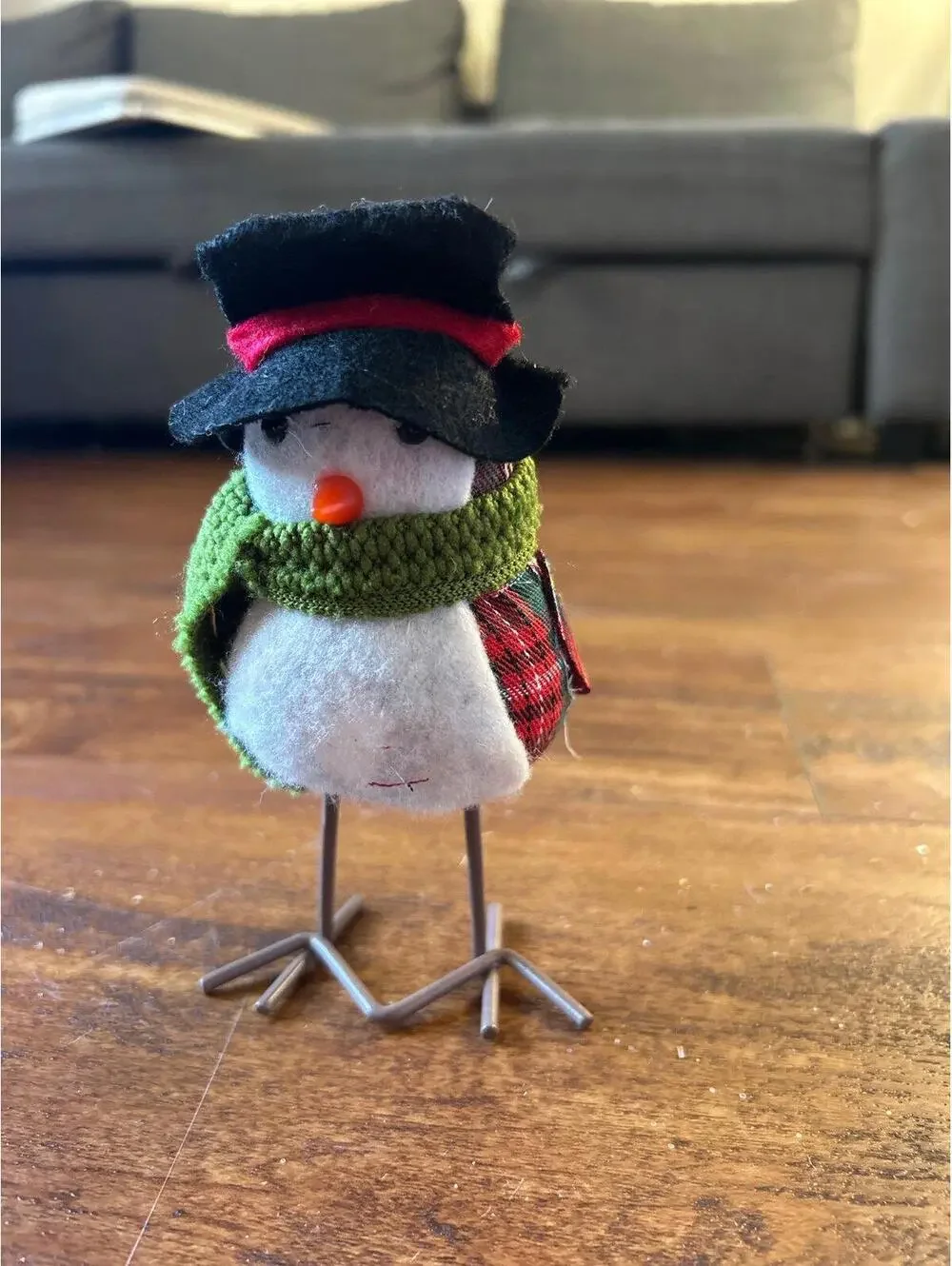 Target Wondershop Featherly Friends fabric bird Christmas “Snowman Freezy”